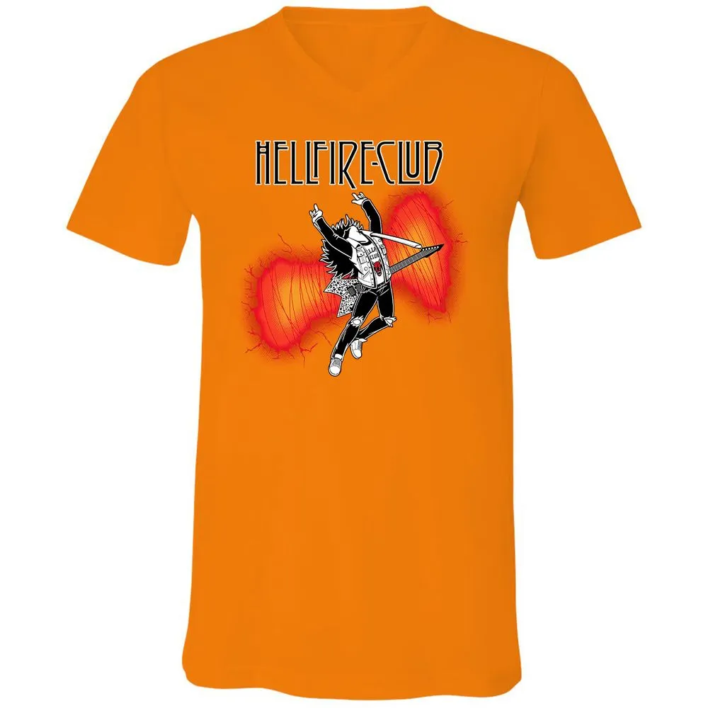 Unisex V-Neck T-Shirt - S2WP7BPH - Orange - 11