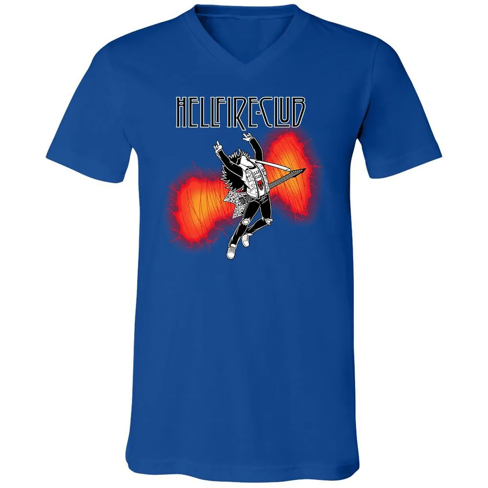 Unisex V-Neck T-Shirt - S2WP7BPH - True Royal - 4