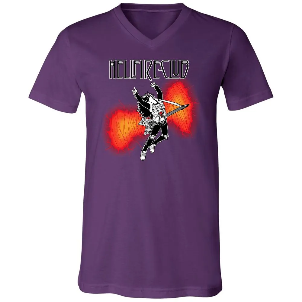 Unisex V-Neck T-Shirt - S2WP7BPH - Team Purple - 9