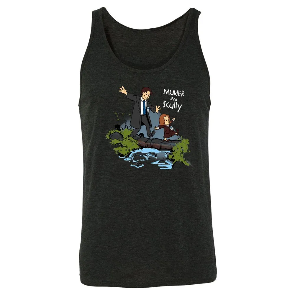 Unisex Jersey Tank - Y7FVVFWZ - Charcoal Black Triblend - 5