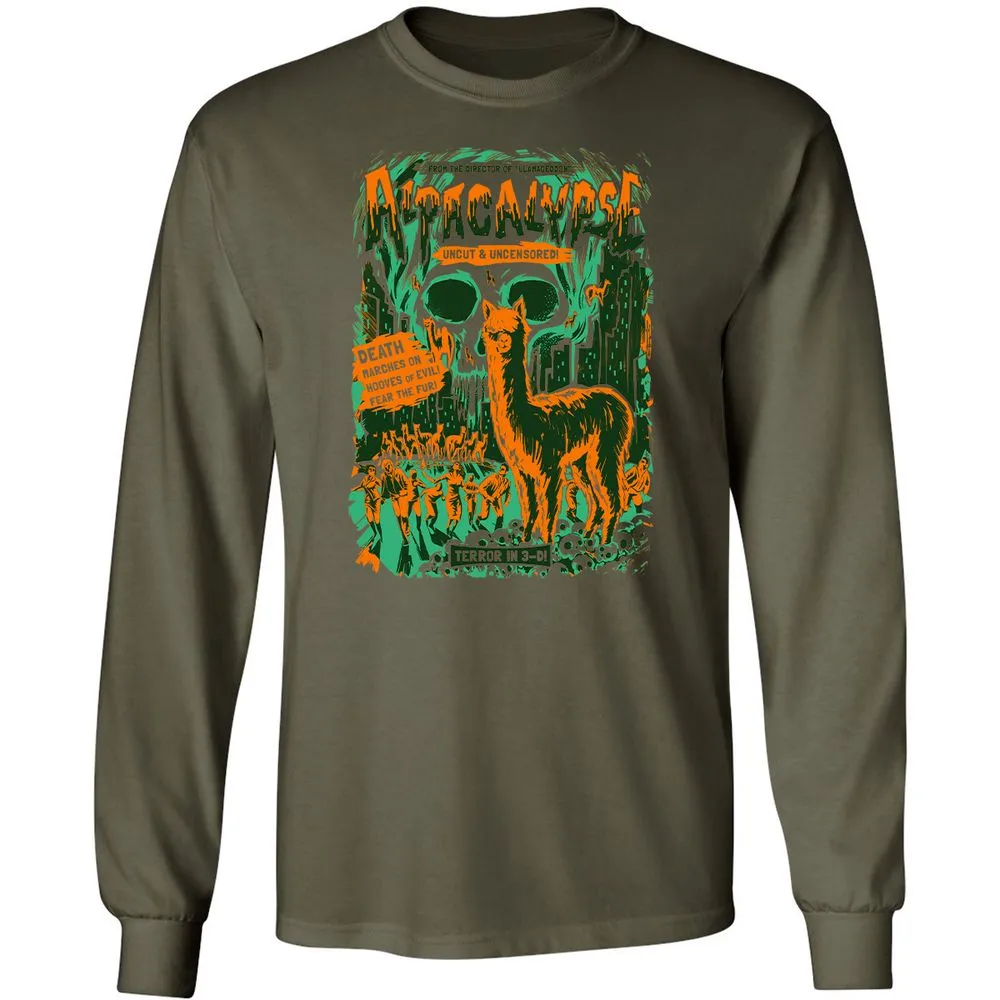 Long Sleeve T-Shirt - 4TF2AY5T - Military Green - 16