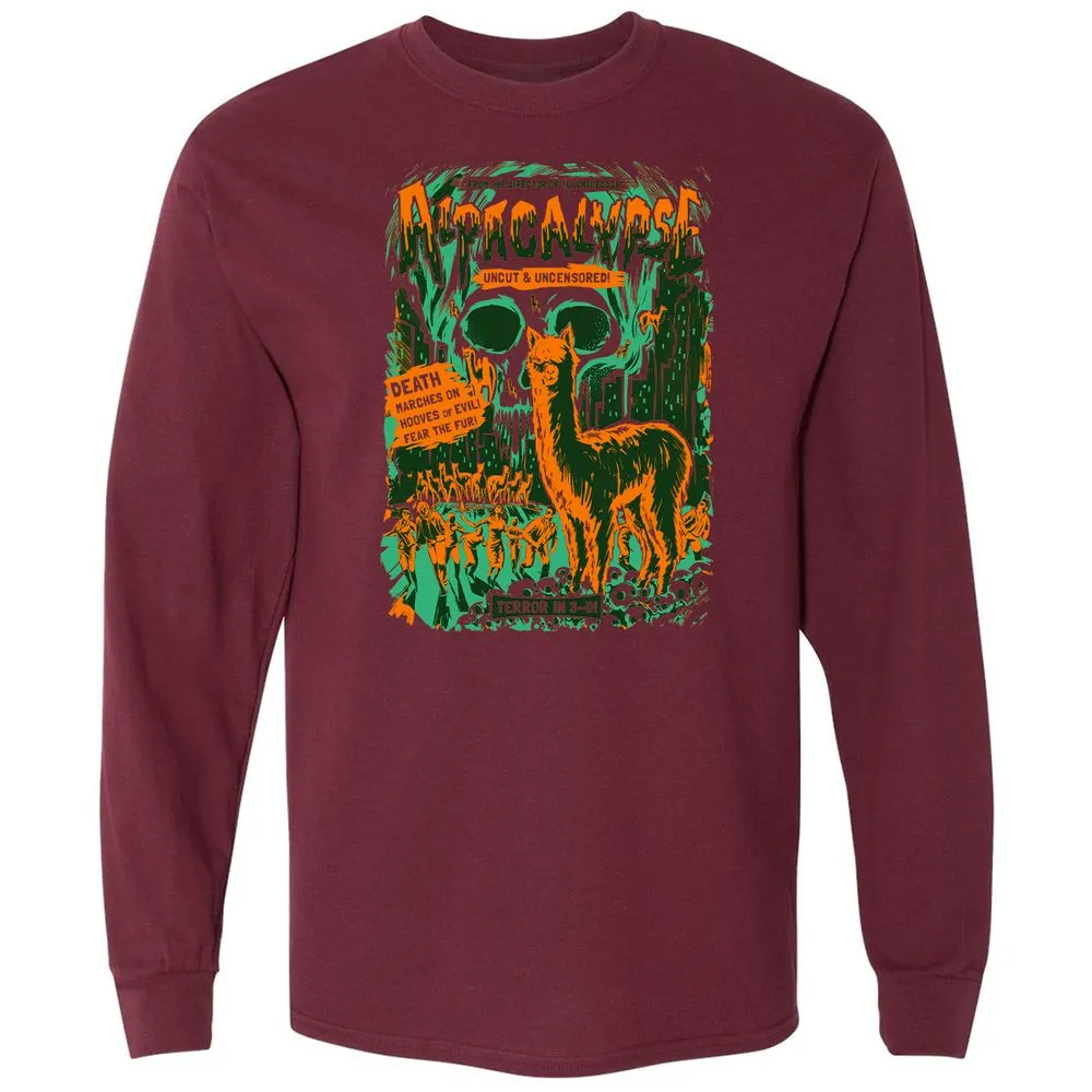Long Sleeve T-Shirt - 4TF2AY5T - Maroon - 11