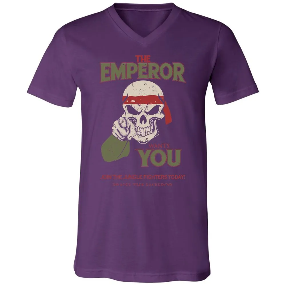 Unisex V-Neck T-Shirt - 1GTAUF2A - Team Purple - 9