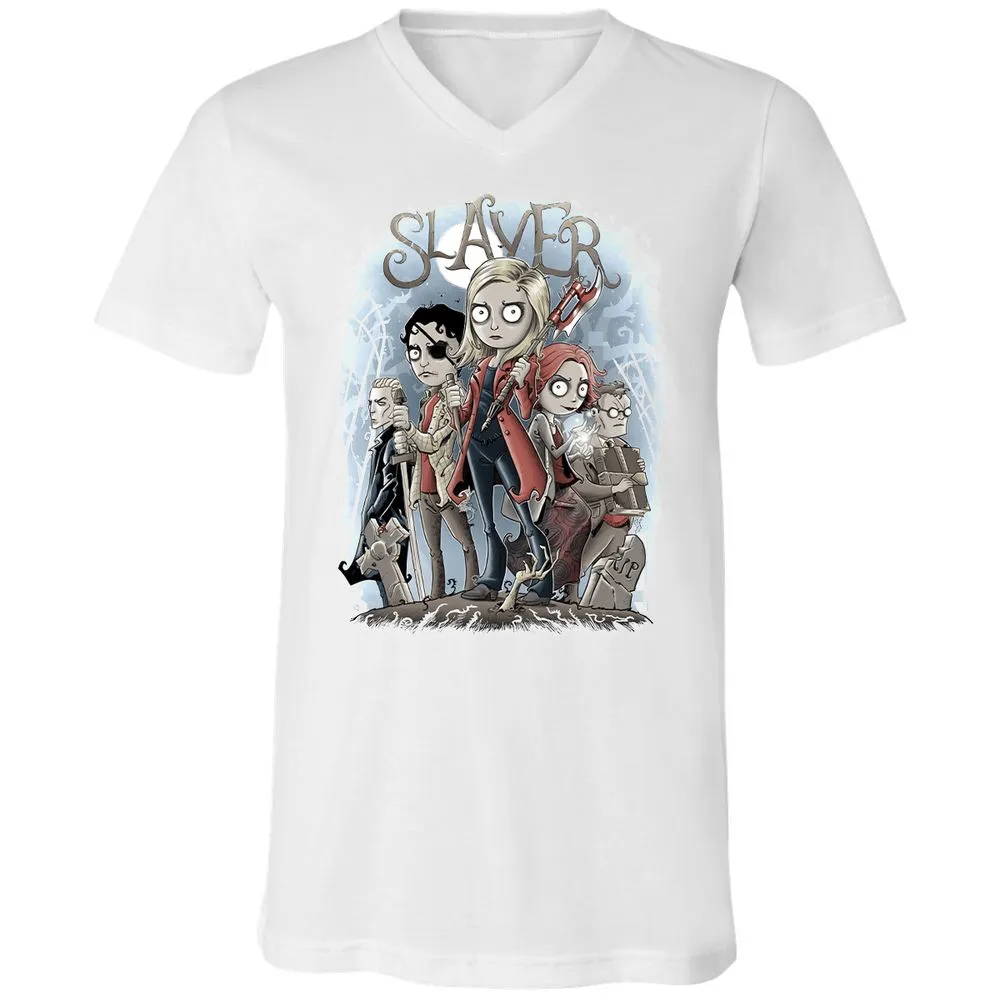 Unisex V-Neck T-Shirt - X28B66NS - White - 5