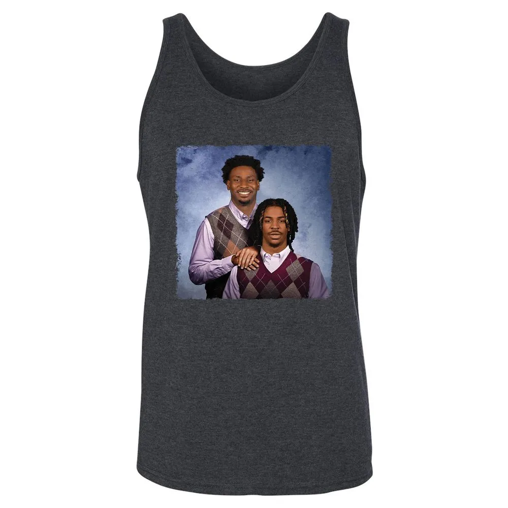 Unisex Jersey Tank - UF2GZ524 - Dark Grey Heather - 6