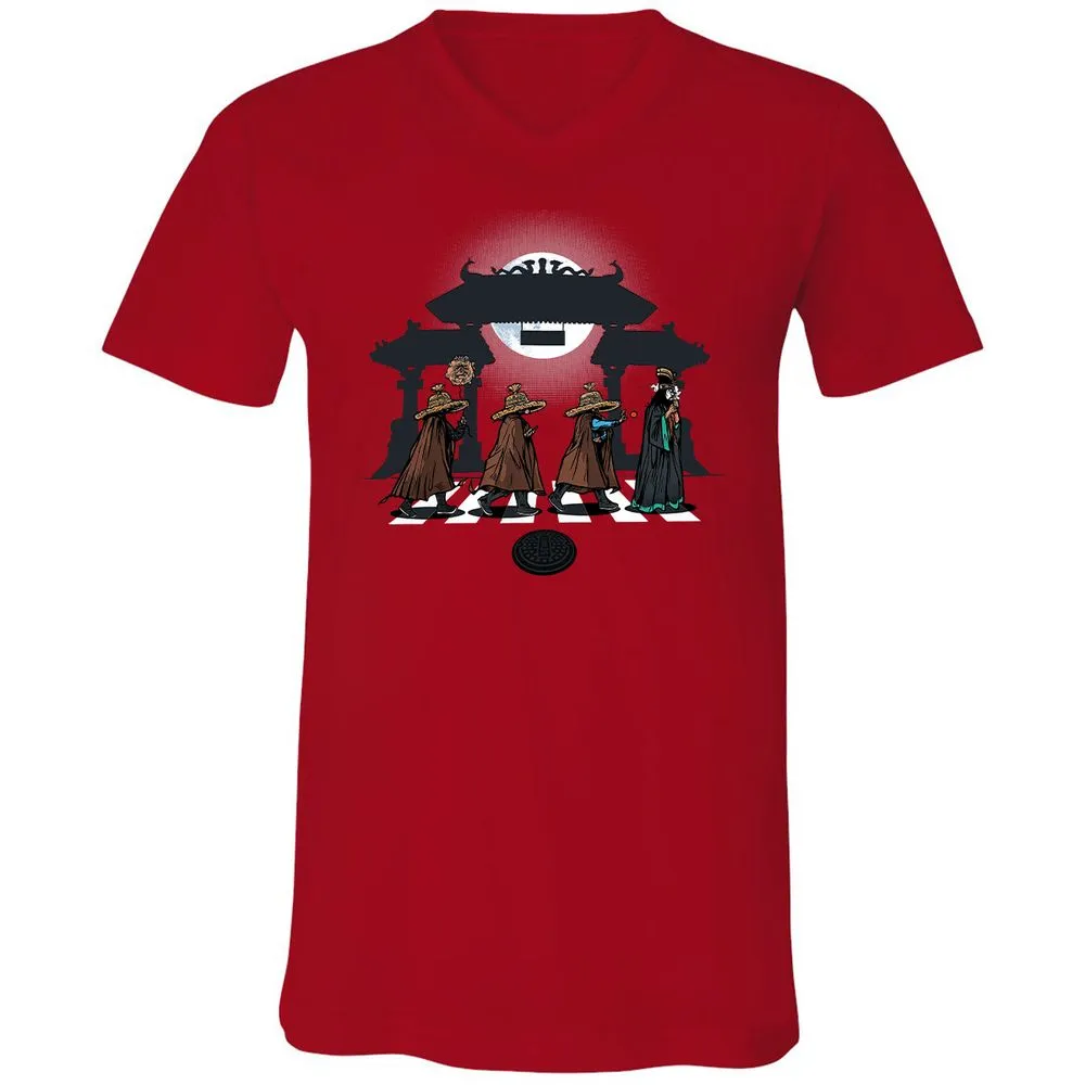 Unisex V-Neck T-Shirt - 912LZTRD - Red - 3