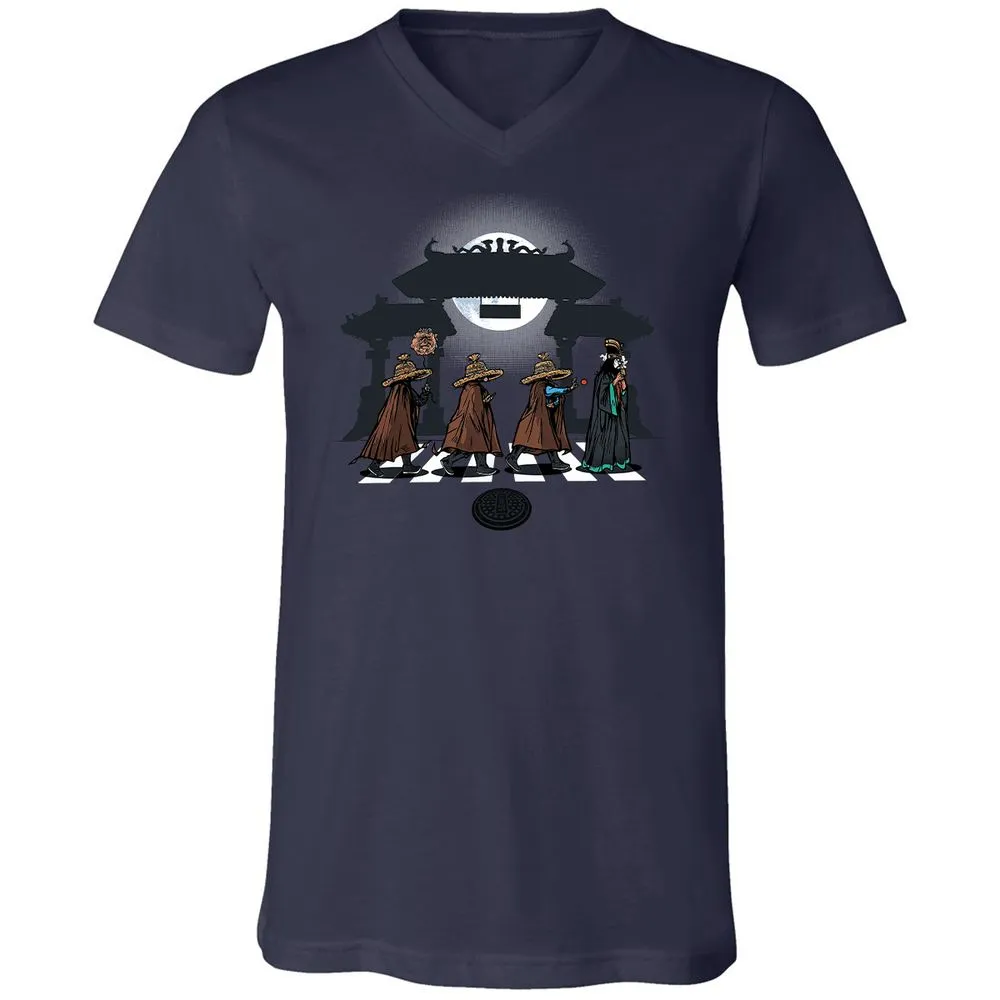 Unisex V-Neck T-Shirt - 912LZTRD - Navy - 2