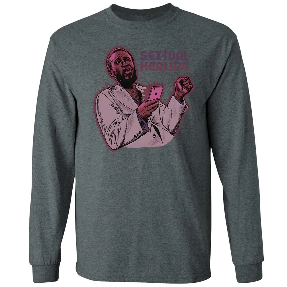 Long Sleeve T-Shirt - 9JD7FVGL - Dark Heather - 15