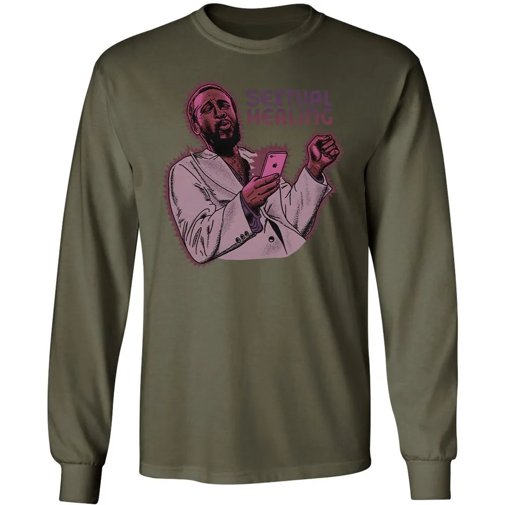 Long Sleeve T-Shirt - 9JD7FVGL - Military Green - 16