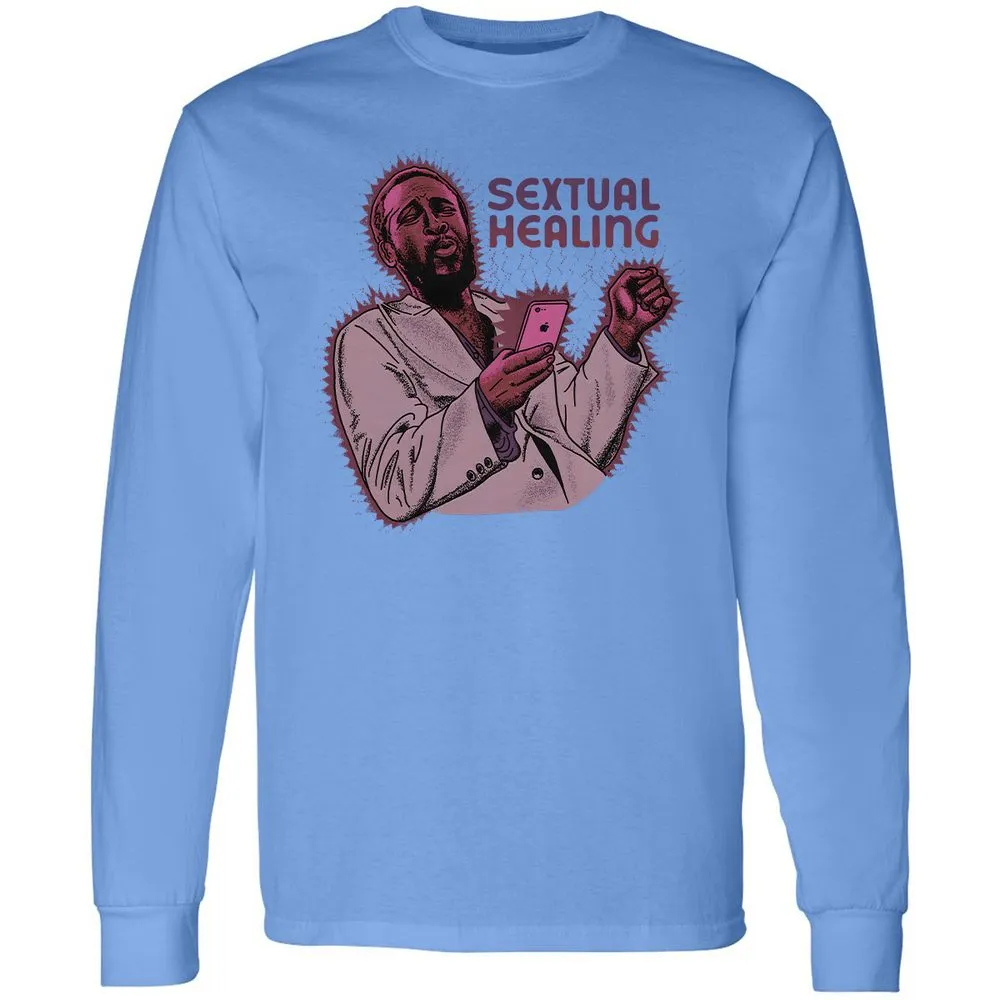 Long Sleeve T-Shirt - 9JD7FVGL - Carolina Blue - 12