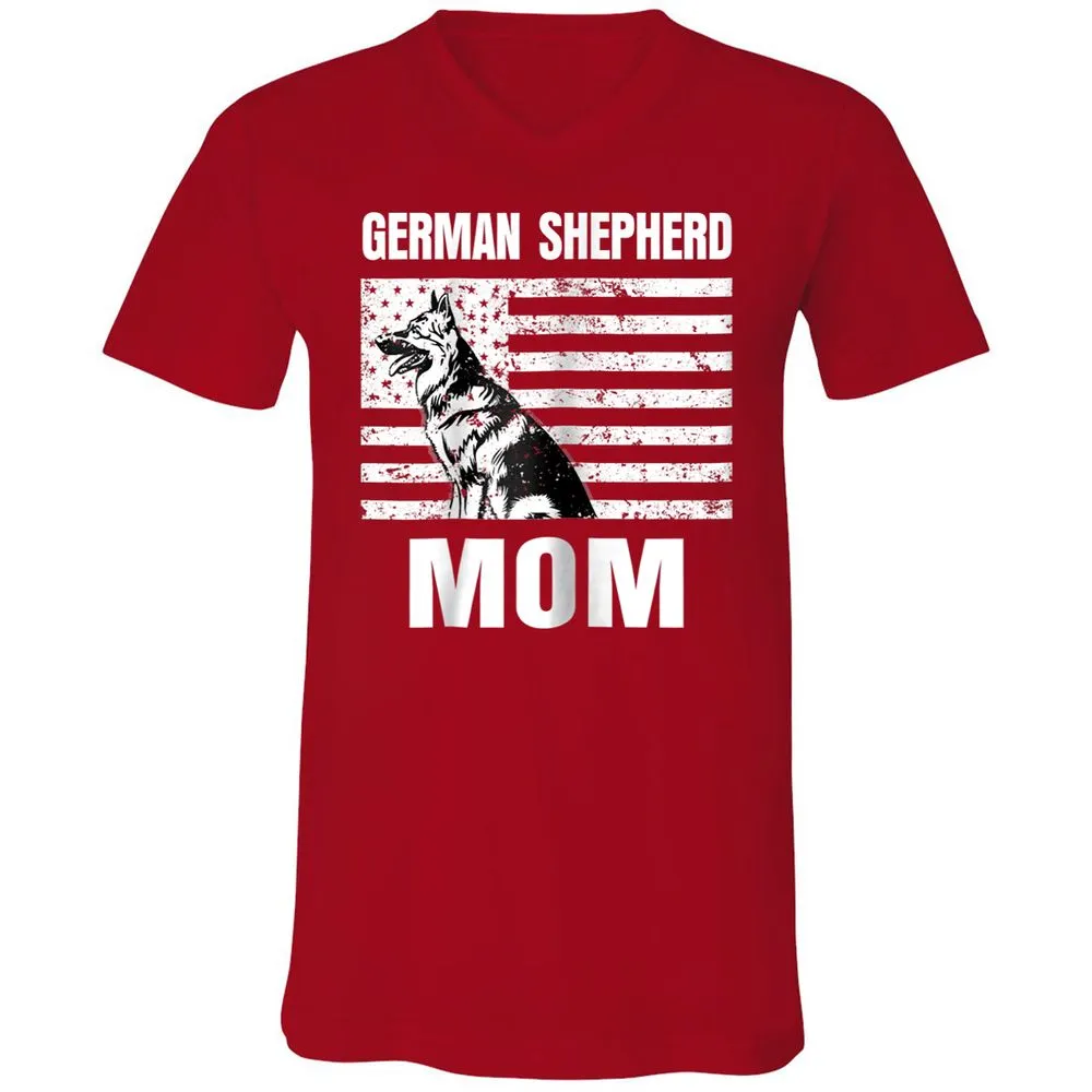 Unisex V-Neck T-Shirt - HZMVDJ22 - Red - 3