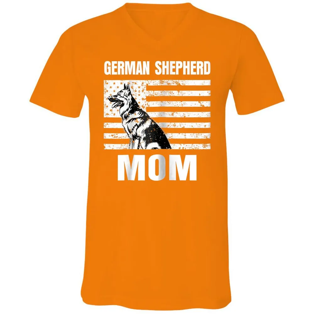 Unisex V-Neck T-Shirt - HZMVDJ22 - Orange - 11