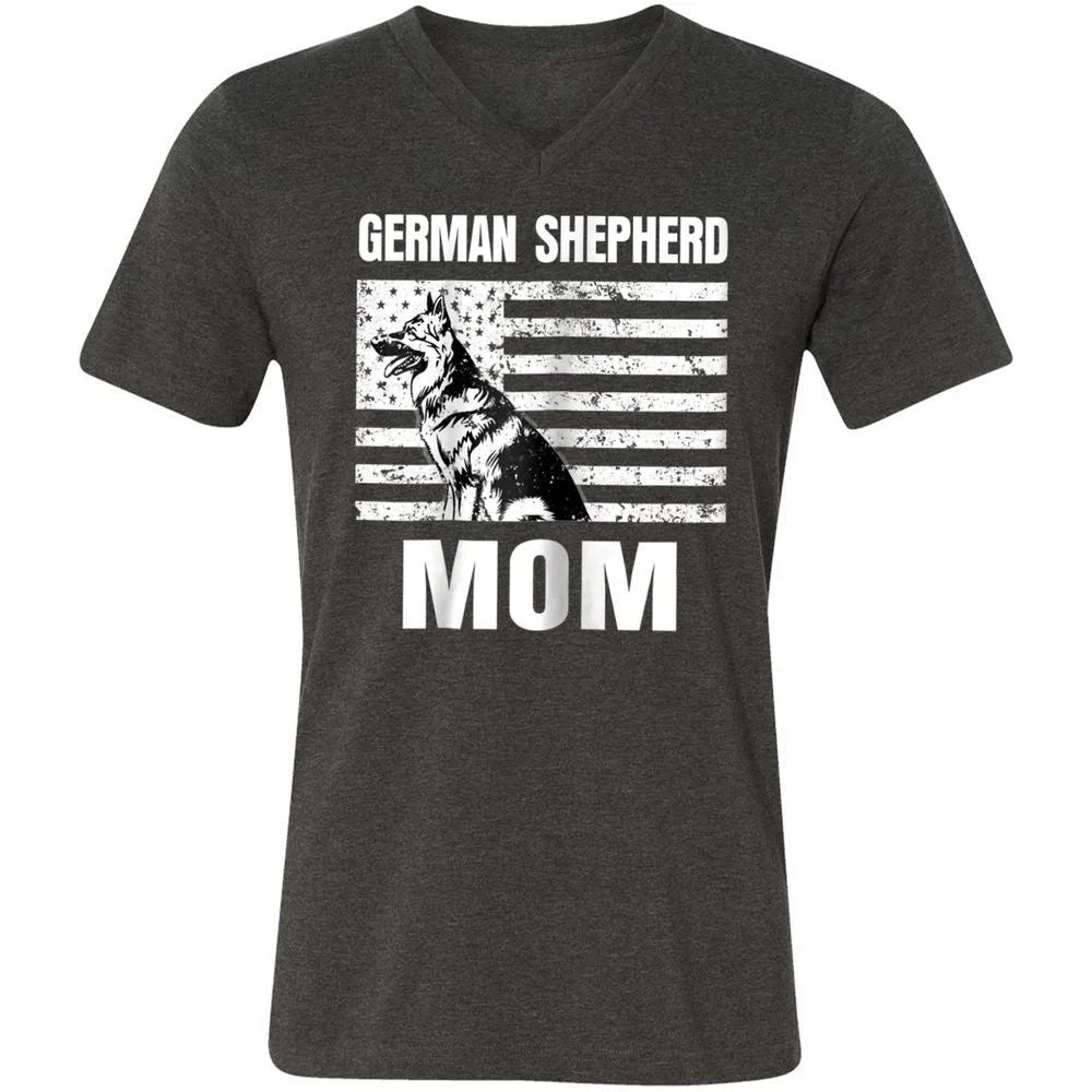 Unisex V-Neck T-Shirt - HZMVDJ22 - Dark Grey Heather - 8