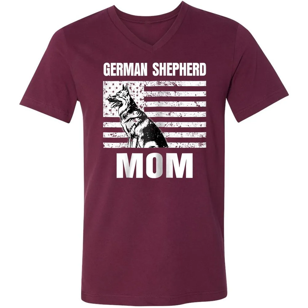Unisex V-Neck T-Shirt - HZMVDJ22 - Maroon - 6