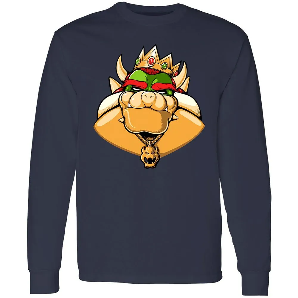 Long Sleeve T-Shirt - 277WURFM - Navy - 2