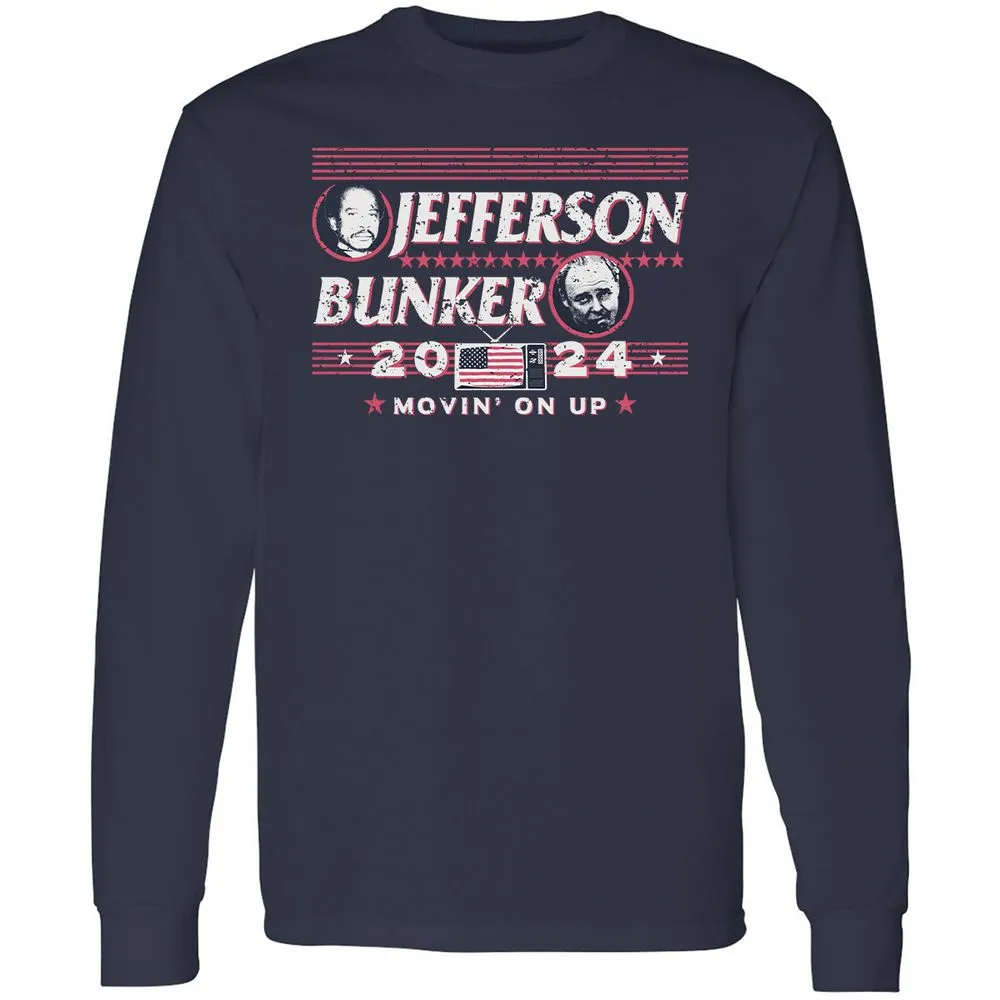 Long Sleeve T-Shirt - 2D88H6LE - Navy - 2