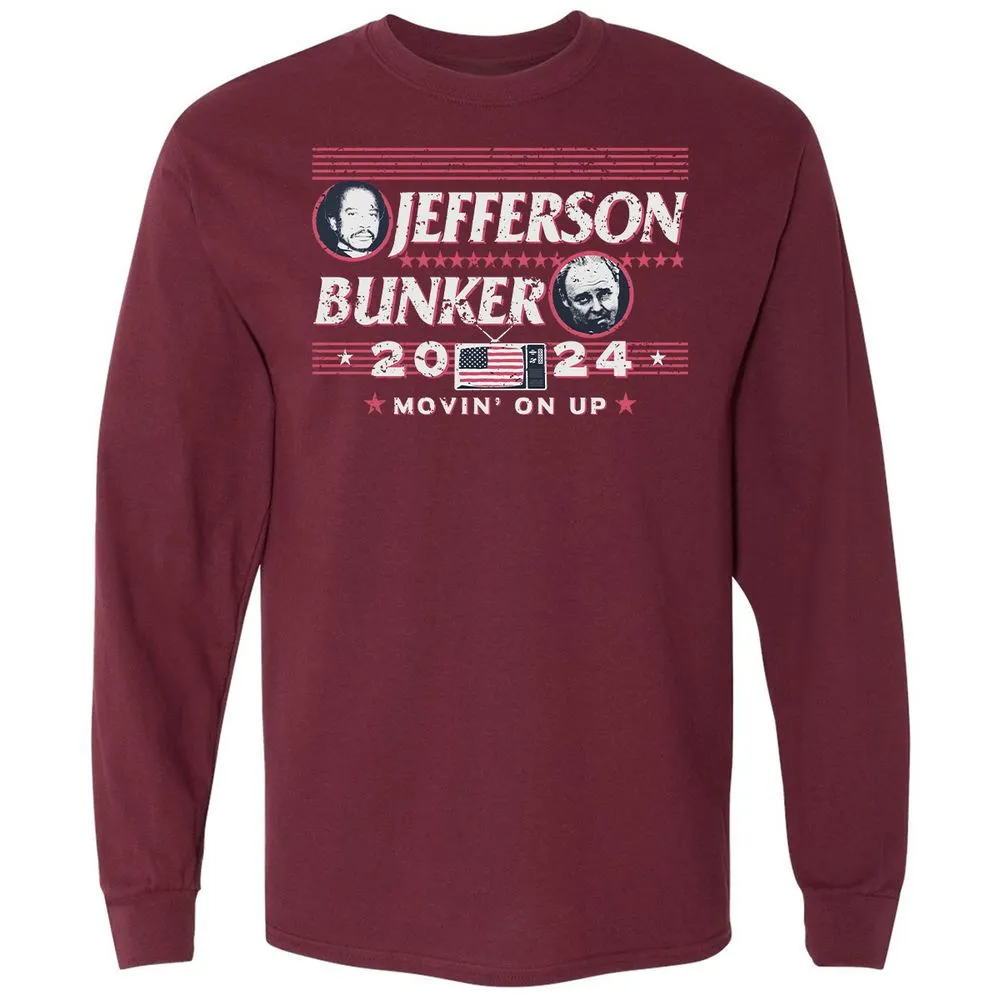 Long Sleeve T-Shirt - 2D88H6LE - Maroon - 11
