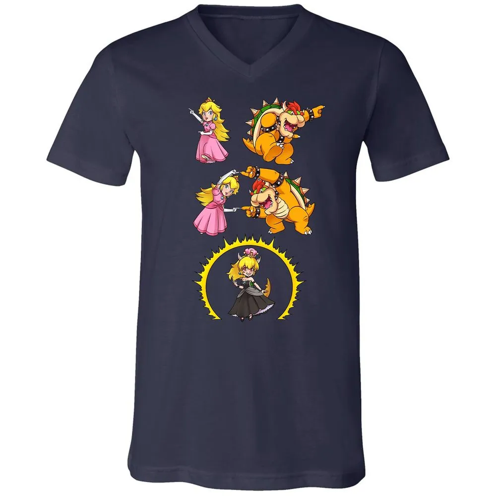 Unisex V-Neck T-Shirt - JT5EX52S - Navy - 2