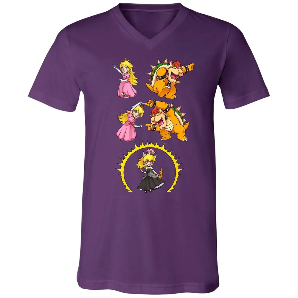 Unisex V-Neck T-Shirt - JT5EX52S - Team Purple - 9