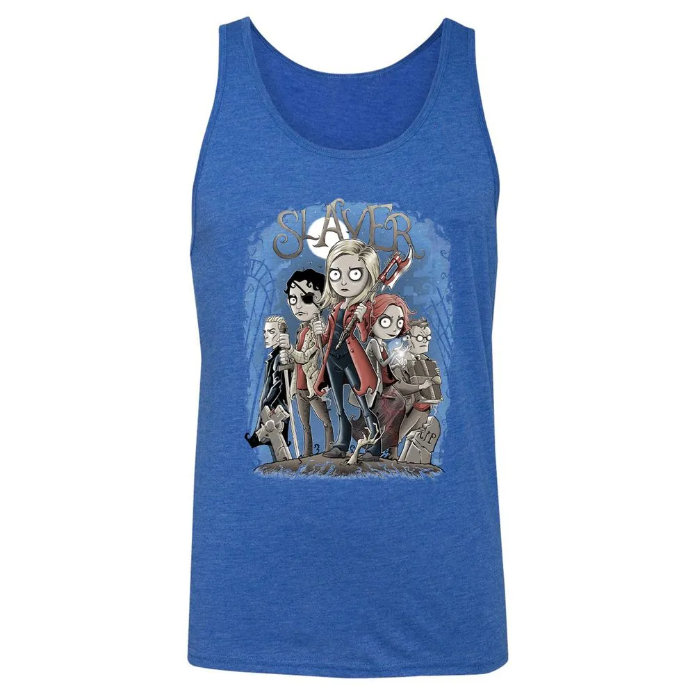 Unisex Jersey Tank - 859PGVYK - True Royal Triblend - 12