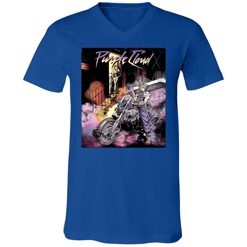 Unisex V-Neck T-Shirt - 7CMVHTGE - True Royal - 4