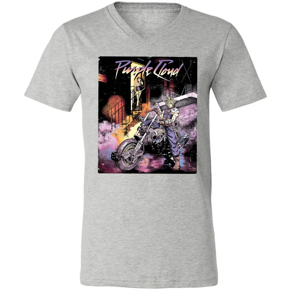 Unisex V-Neck T-Shirt - 7CMVHTGE - Athletic Heather - 7