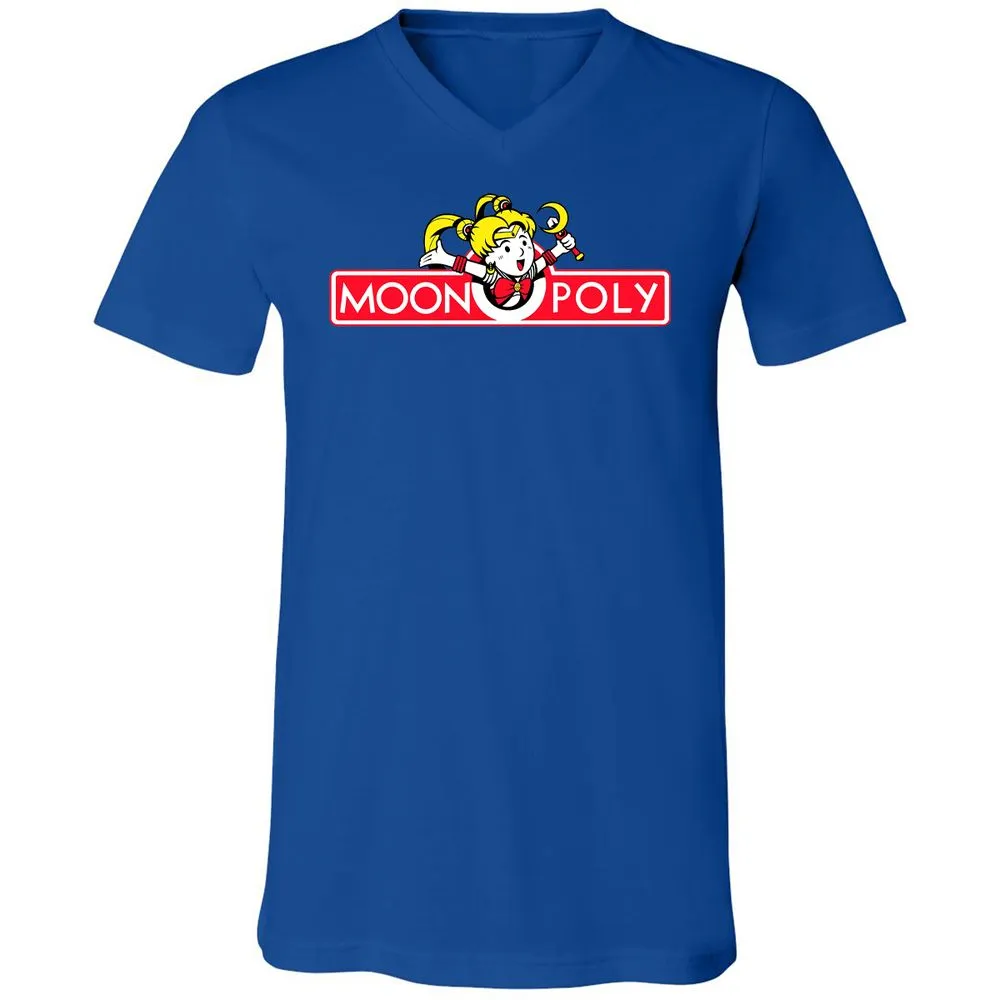 Unisex V-Neck T-Shirt - TA38M1JP - True Royal - 4