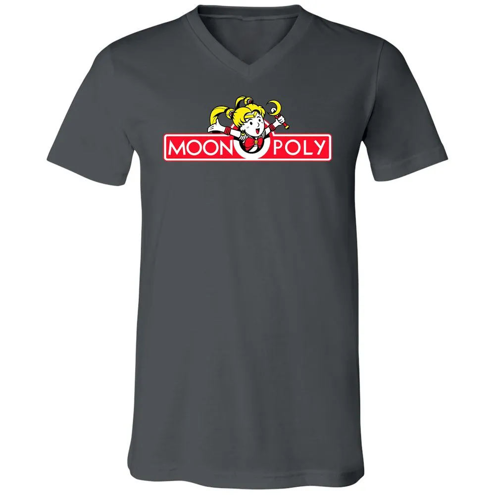 Unisex V-Neck T-Shirt - TA38M1JP - Asphalt - 12
