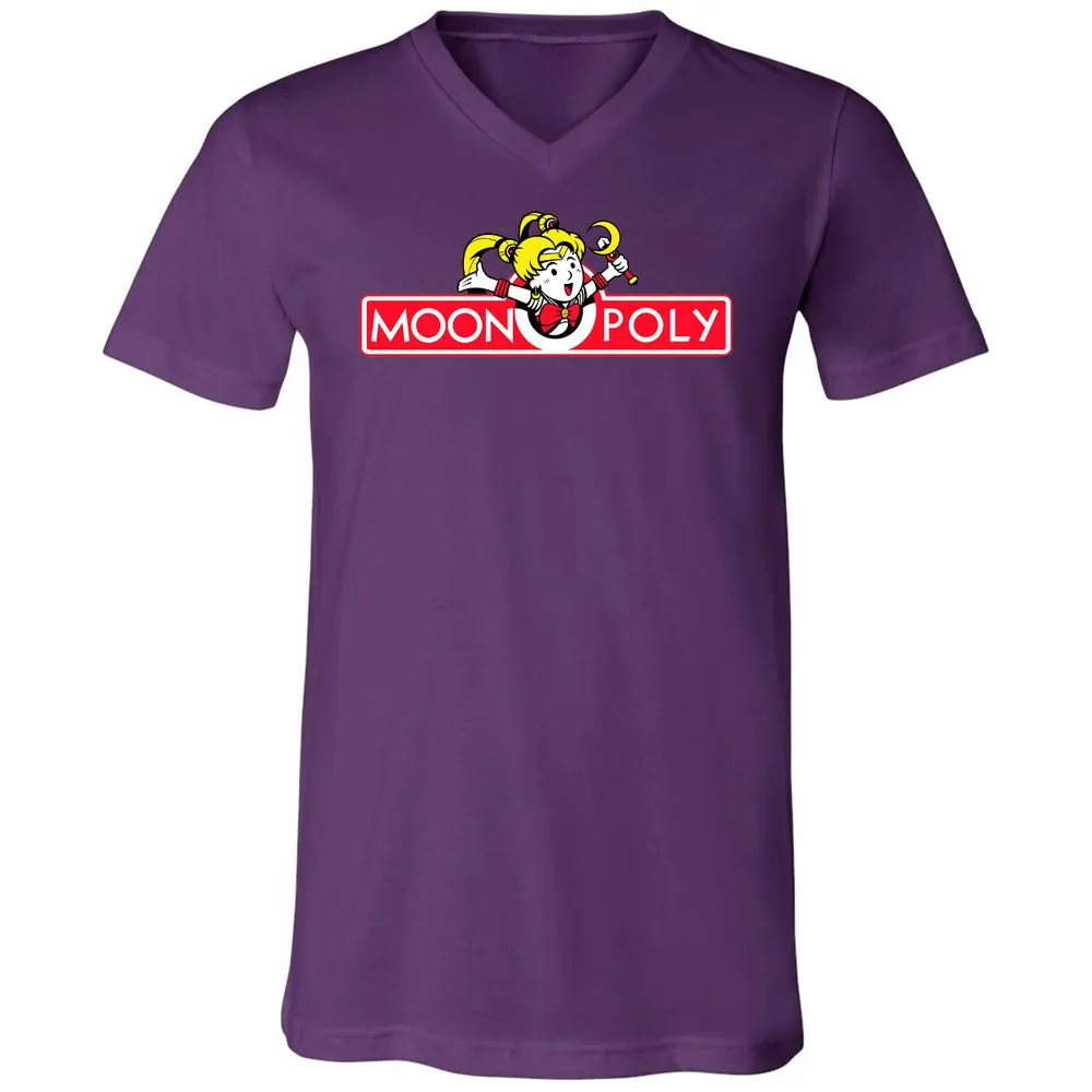 Unisex V-Neck T-Shirt - TA38M1JP - Team Purple - 9