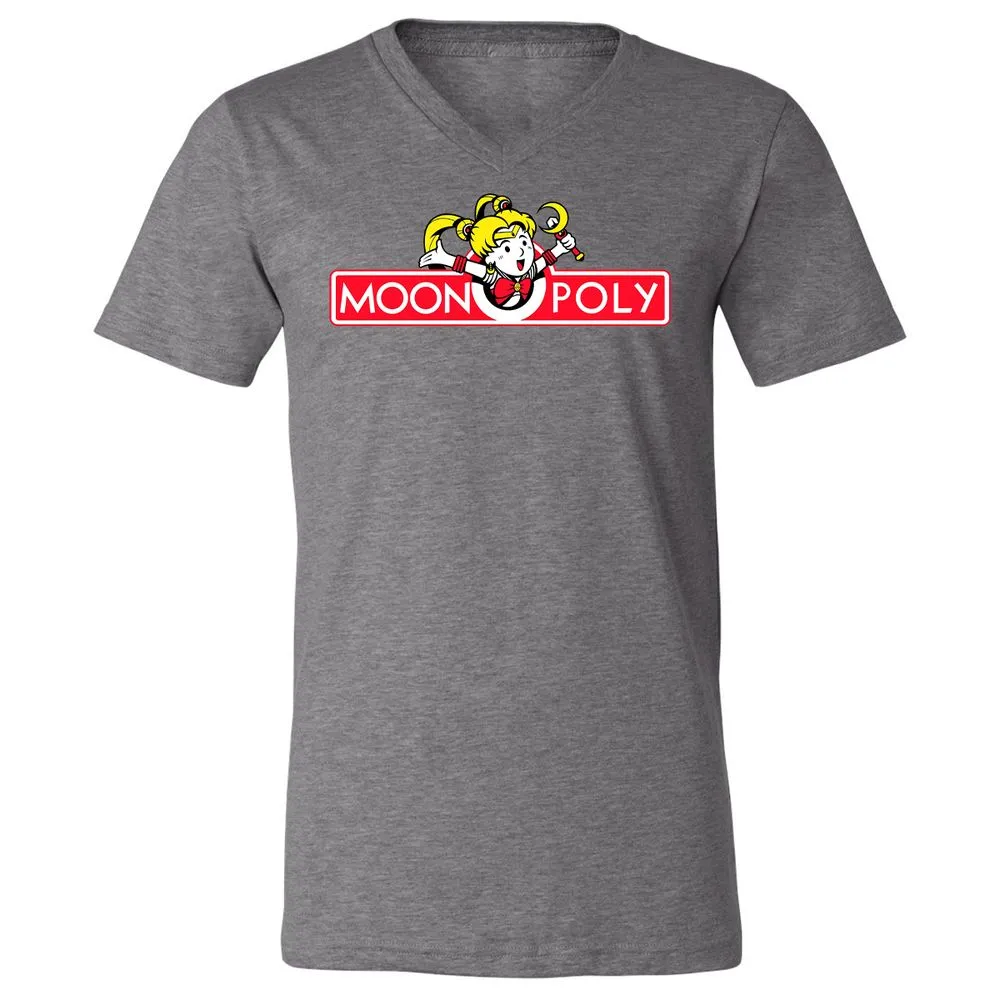 Unisex V-Neck T-Shirt - TA38M1JP - Deep Heather - 13
