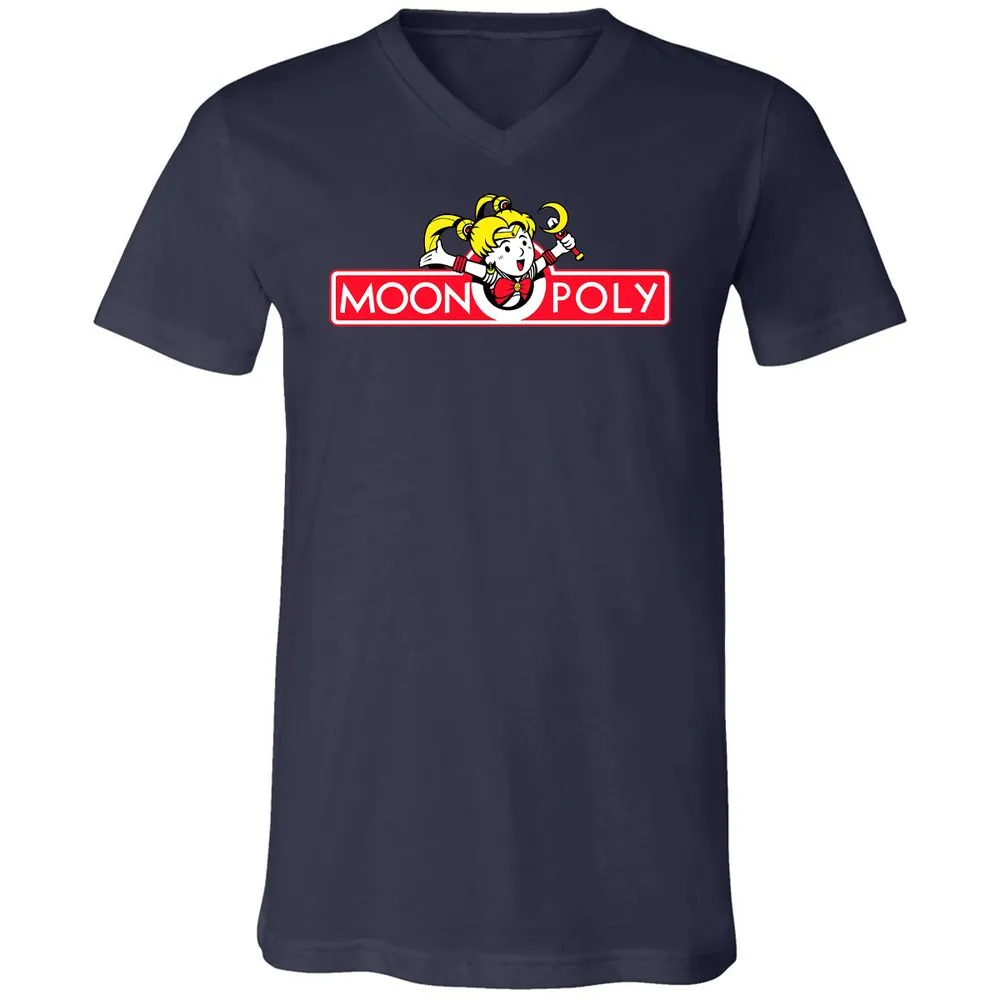 Unisex V-Neck T-Shirt - TA38M1JP - Navy - 2