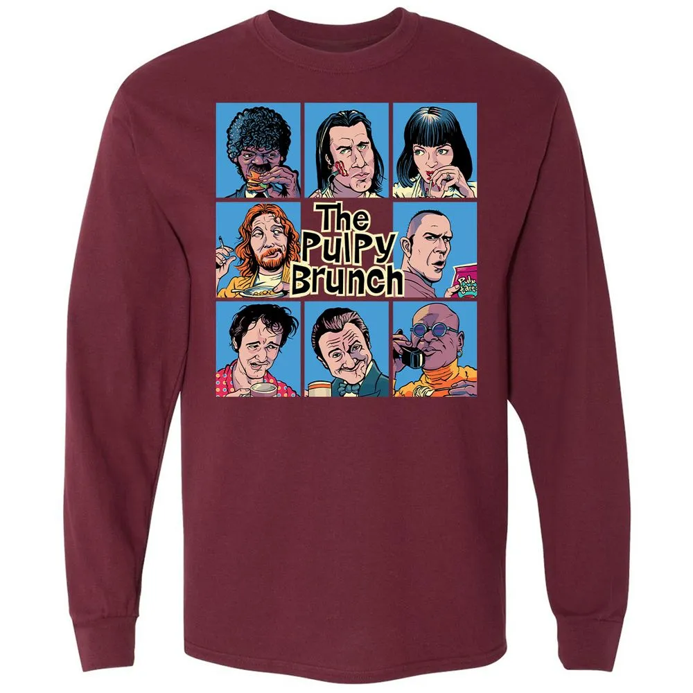 Long Sleeve T-Shirt - 777Z2SE7 - Maroon - 11