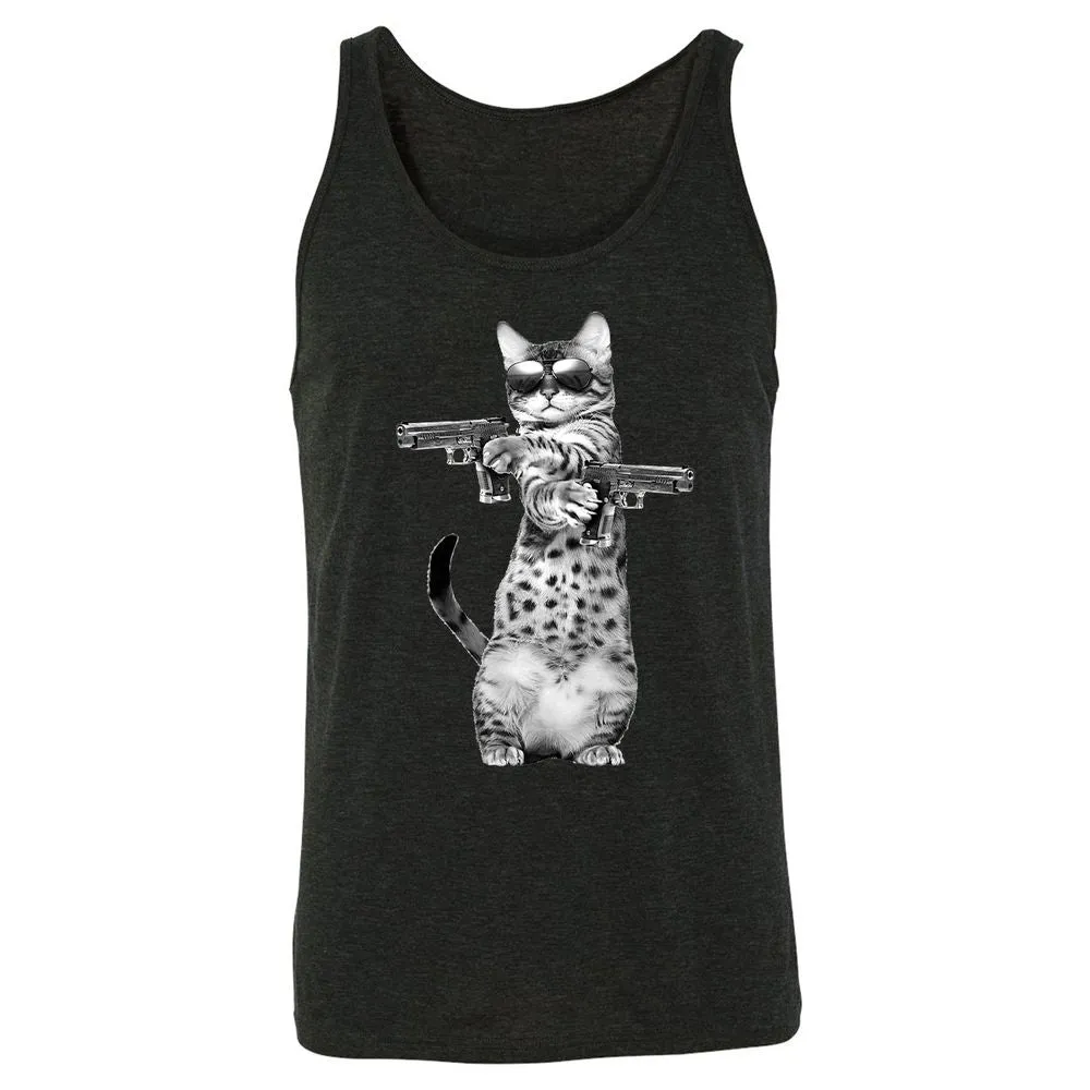 Unisex Jersey Tank - ED9XWJDL - Charcoal Black Triblend - 5