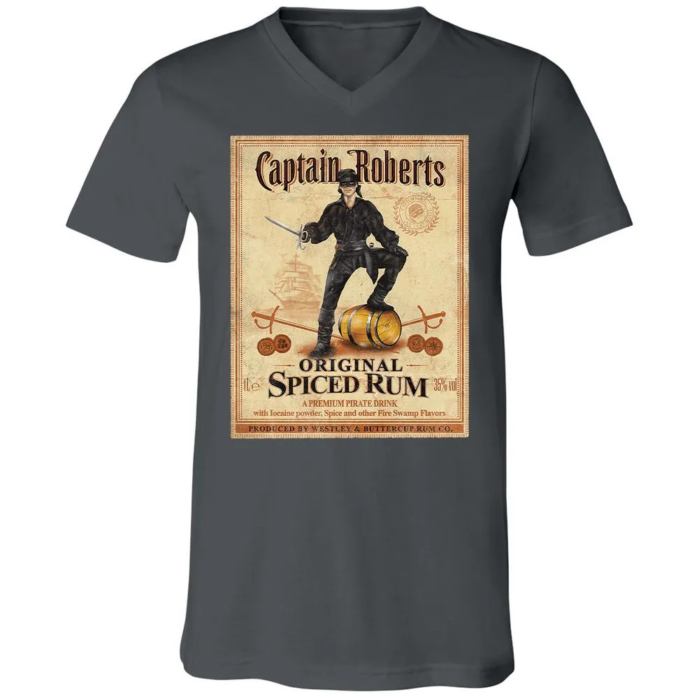 Unisex V-Neck T-Shirt - HJNPLV6C - Asphalt - 12