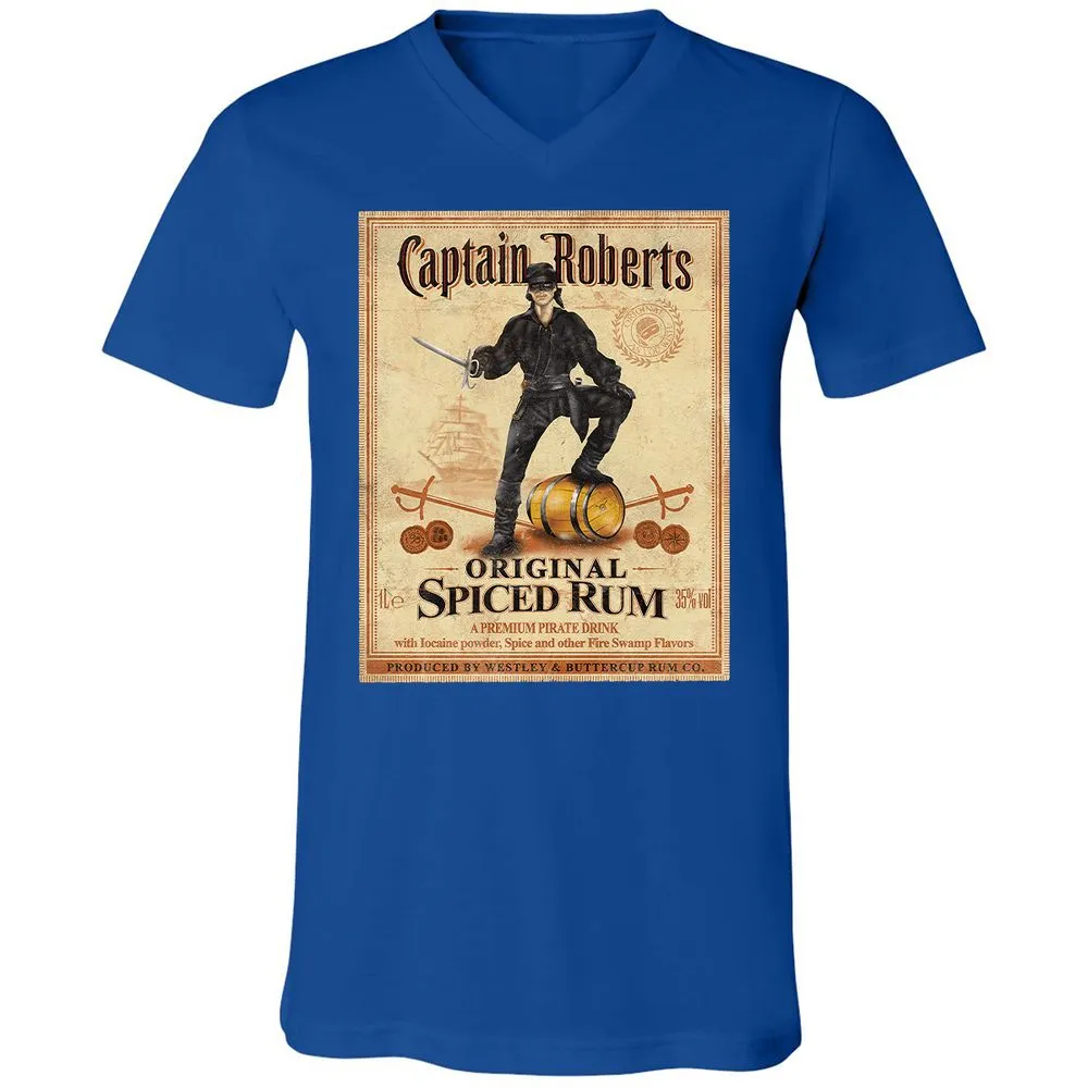 Unisex V-Neck T-Shirt - HJNPLV6C - True Royal - 4