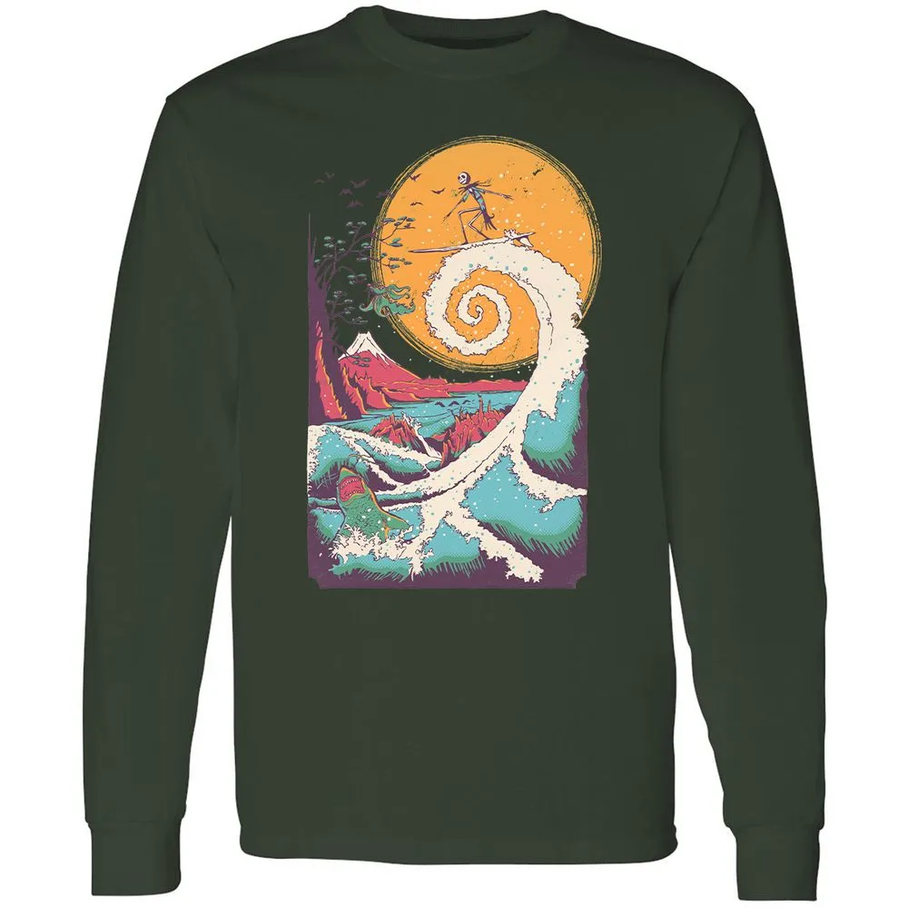Long Sleeve T-Shirt - GDJZQMVY - Forest Green - 4