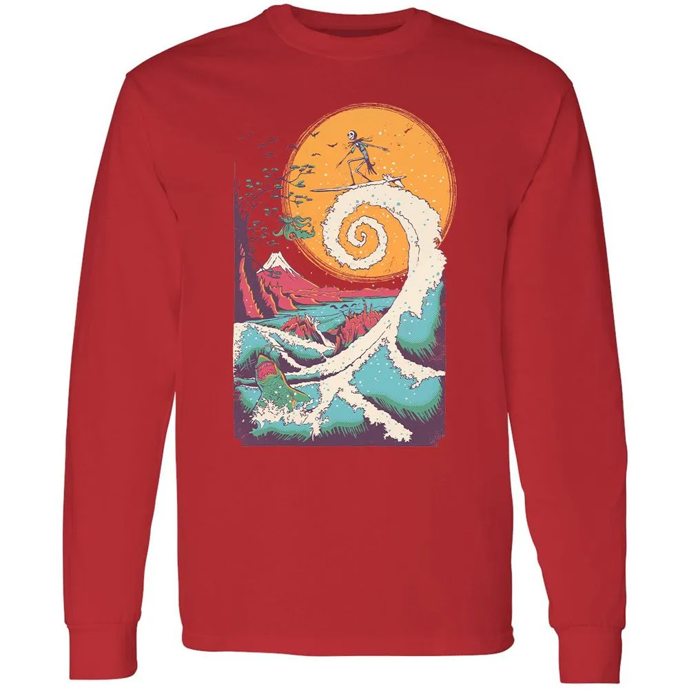 Long Sleeve T-Shirt - GDJZQMVY - Red - 14