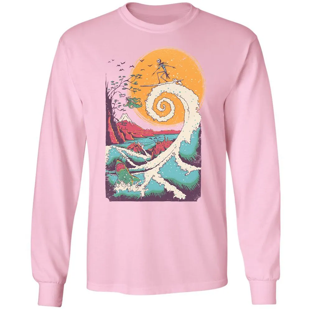 Long Sleeve T-Shirt - GDJZQMVY - Light Pink - 3