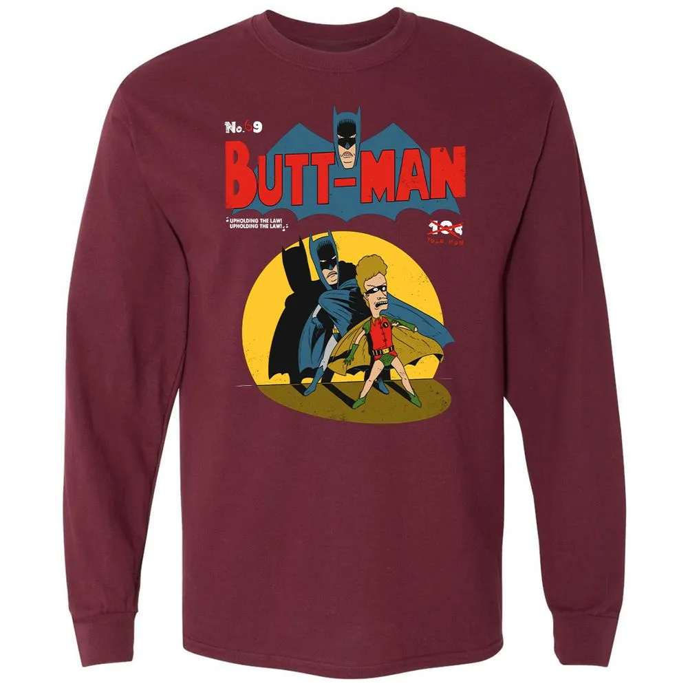 Long Sleeve T-Shirt - 7RHWV1PR - Maroon - 11