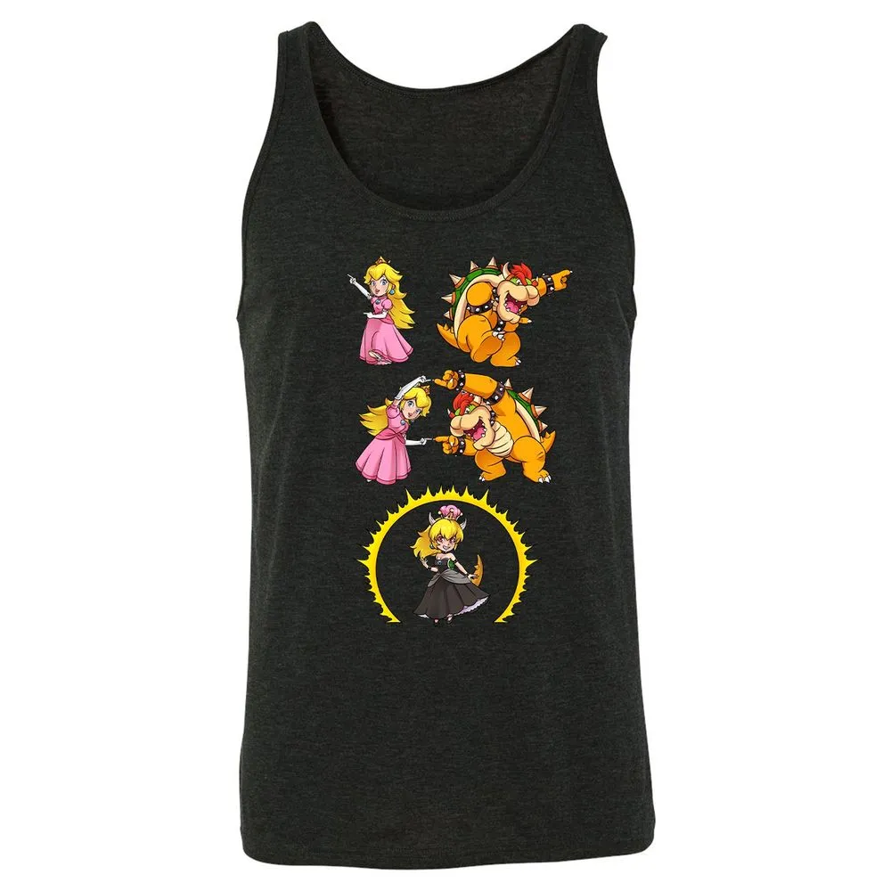 Unisex Jersey Tank - 4WD5R4Q5 - Charcoal Black Triblend - 5