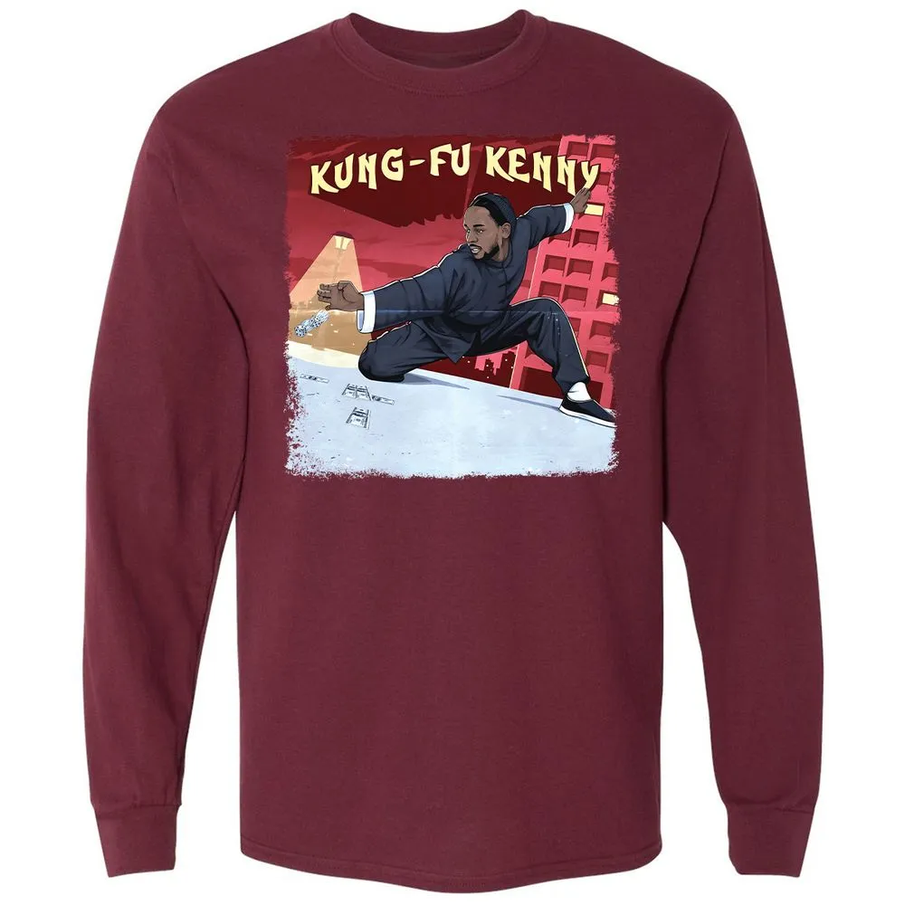 Long Sleeve T-Shirt - 1QDP6WK9 - Maroon - 11