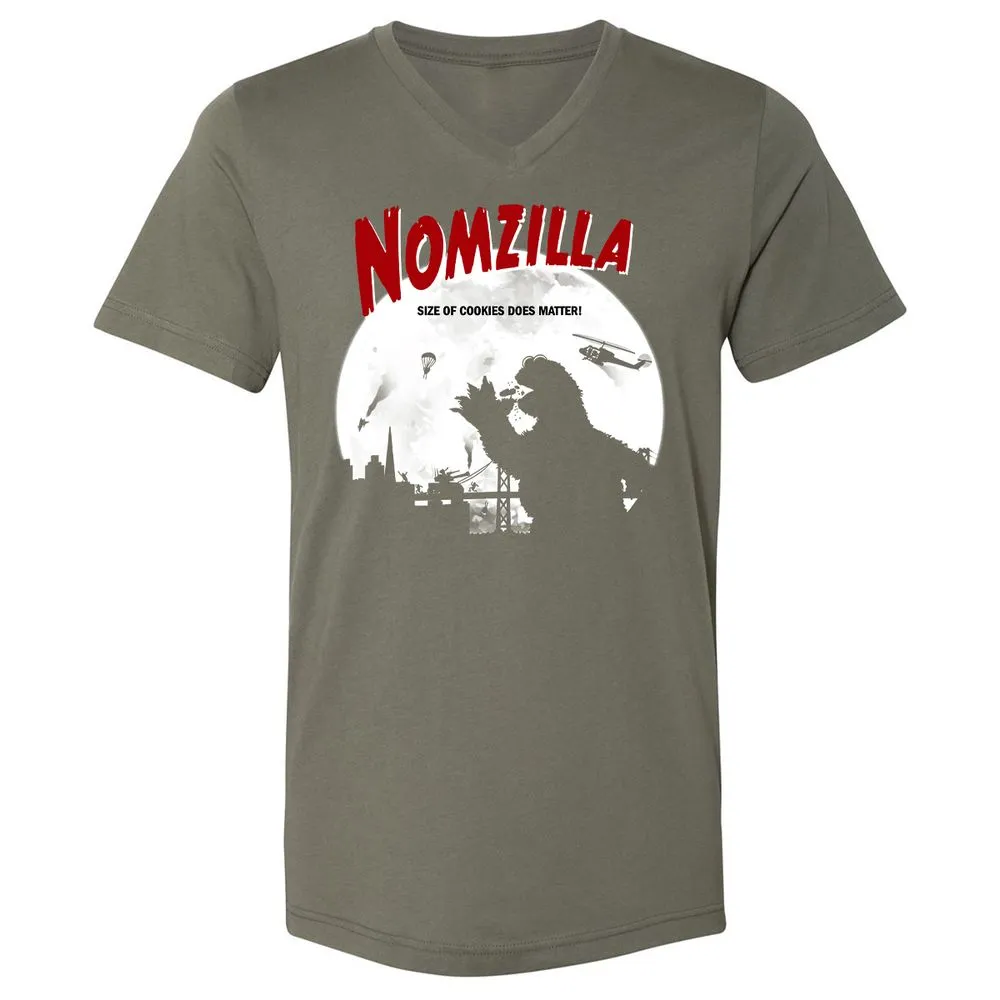 Unisex V-Neck T-Shirt - UZAR1VT5 - Military Green - 10