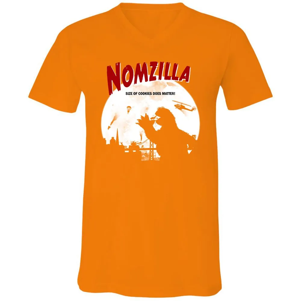 Unisex V-Neck T-Shirt - UZAR1VT5 - Orange - 11