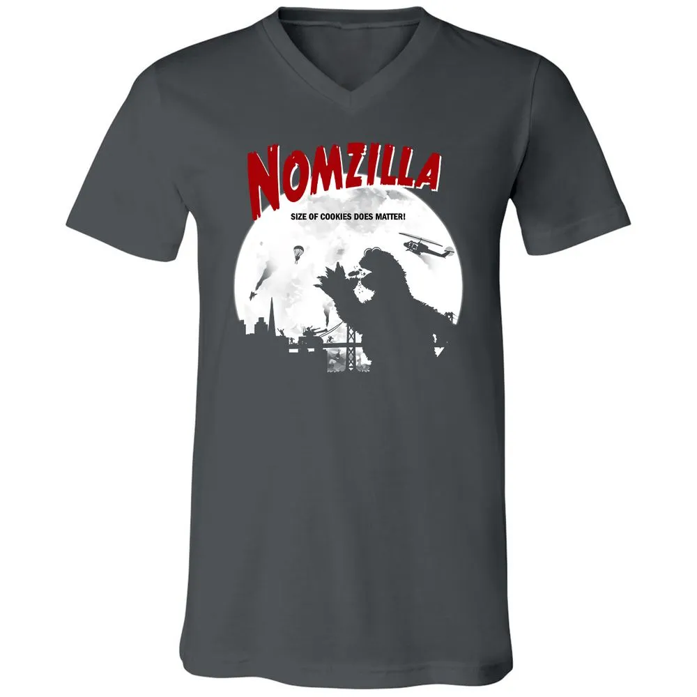 Unisex V-Neck T-Shirt - UZAR1VT5 - Asphalt - 12
