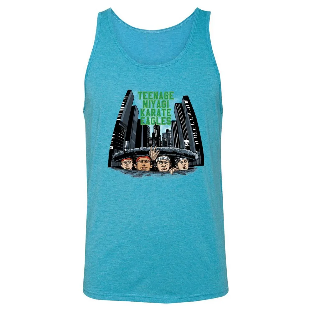 Unisex Jersey Tank - 17VGJB44 - Aqua Triblend - 3