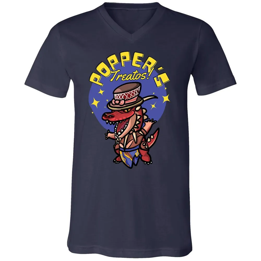 Unisex V-Neck T-Shirt - KR6FB83B - Navy - 2