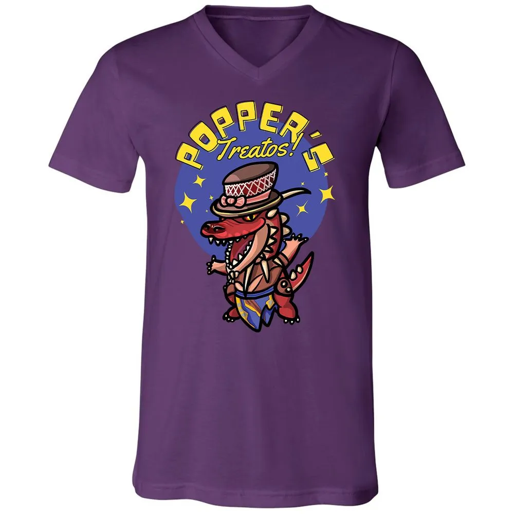 Unisex V-Neck T-Shirt - KR6FB83B - Team Purple - 9