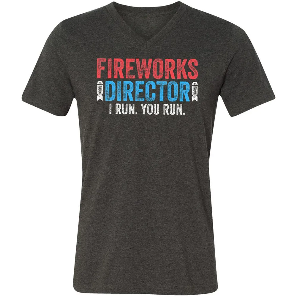 Unisex V-Neck T-Shirt - JLF2MWJB - Dark Grey Heather - 8