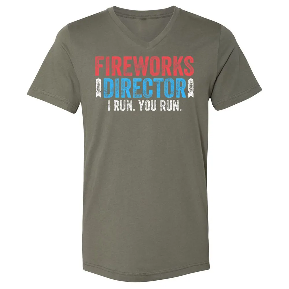 Unisex V-Neck T-Shirt - JLF2MWJB - Military Green - 10