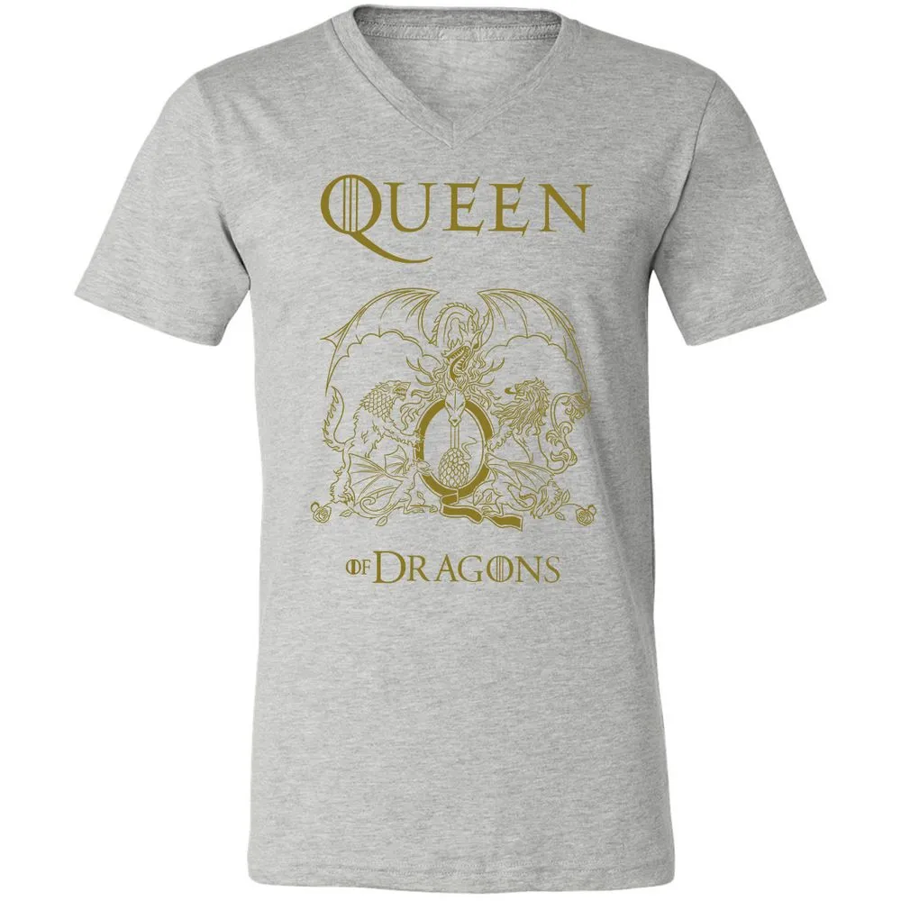 Unisex V-Neck T-Shirt - H6GQRTWP - Athletic Heather - 7